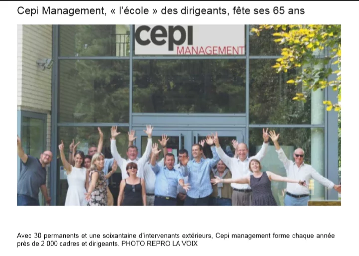 La Voix du Nord – « CEPI Management fête ses 65 ans »